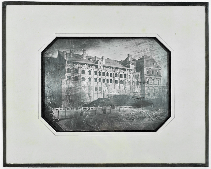 Hippolyte Bayard - Chateau de Blois (Rare Back View)