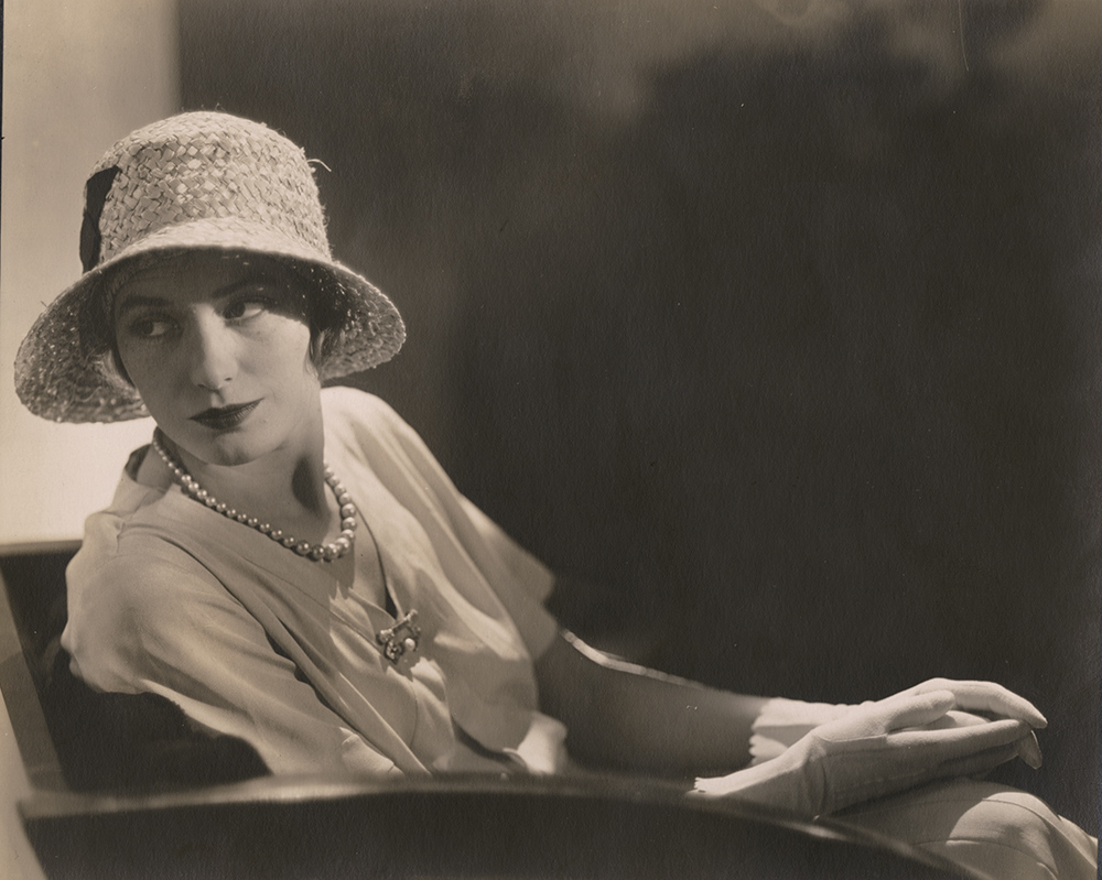 Vogue Magazine Photographer - Woman with Pearls and Hat