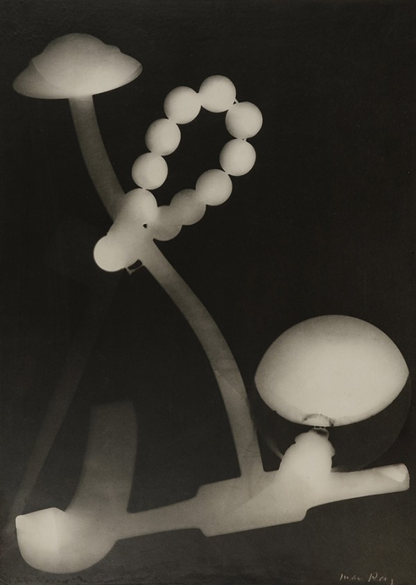 This unique enlargement of a Rayograph by Man Ray for a traveling museum show was sold by Vintage Works at AIPAD. This unique enlargement of a Rayograph by Man Ray for a traveling museum show was sold by Vintage Works at AIPAD.