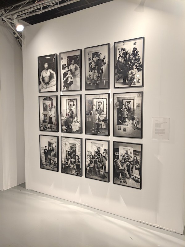 This installation of Annie Wang's "Mother as Creator" series in Daiter Gallery booth got a lot of institutional attention. (Photo courtesy of Daiter Gallery) This installation of Annie Wang's "Mother as Creator" series in Daiter Gallery booth got a lot of institutional attention. (Photo courtesy of Daiter Gallery)