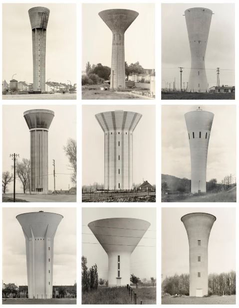 Bernd and Hilla Becher's work Wassertume (Trichter) brought in 411,000 euros at the Sotheby's Paris sale.