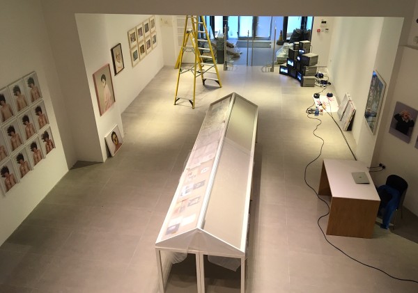 The entrance way for the Centre for British Photograph just prior to opening. (Photo by Michael Diemar)