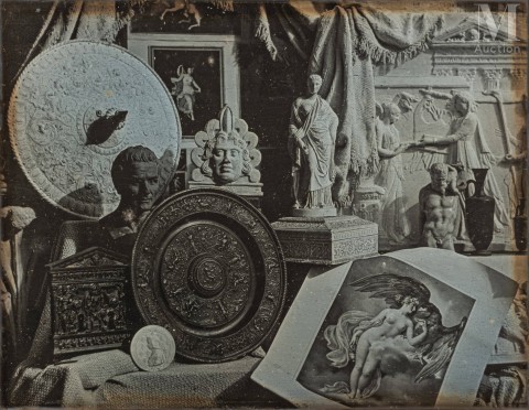 This stunning full-plate daguerreotype by Alphonse-Eugène Hubert, who was a member of the Daguerre studio, sold for nearly 530,000 euros to the Houston Museum of Art. This stunning full-plate daguerreotype by Alphonse-Eugène Hubert, who was a member of the Daguerre studio, sold for nearly 530,000 euros to the Houston Museum of Art.