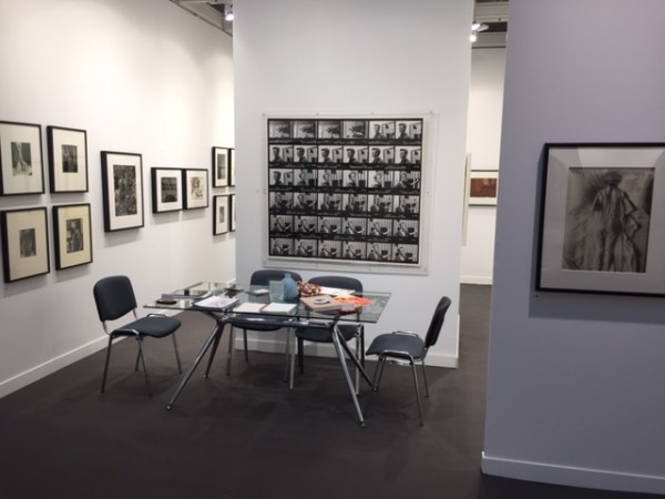 Vintage Works returned to the fair after a 12 year hiatus. Its enlarged contact sheet of David Bowie by Helmut Newton was one of the hits of the fair, along with walls of other 20th-century masters. Vintage Works returned to the fair after a 12 year hiatus. Its enlarged contact sheet of David Bowie by Helmut Newton was one of the hits of the fair, along with walls of other 20th-century masters.